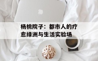 杨桃院子：都市人的疗愈绿洲与生活实验场
