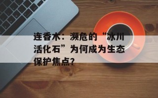连香木：濒危的“冰川活化石”为何成为生态保护焦点？