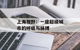 上海视野：一座超级城市的呼吸与脉搏