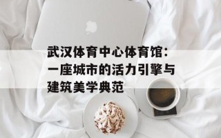 武汉体育中心体育馆：一座城市的活力引擎与建筑美学典范