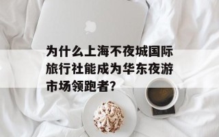为什么上海不夜城国际旅行社能成为华东夜游市场领跑者？