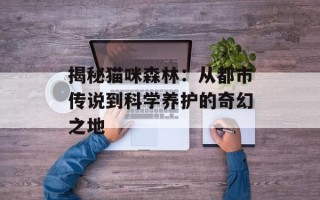 揭秘猫咪森林：从都市传说到科学养护的奇幻之地