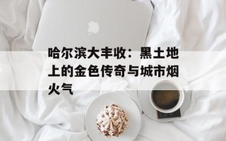 哈尔滨大丰收：黑土地上的金色传奇与城市烟火气