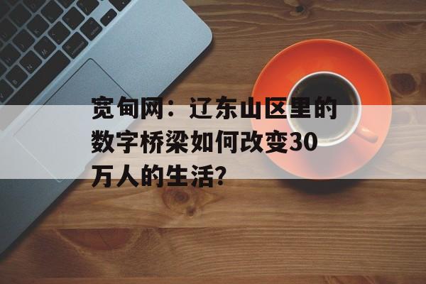 宽甸网:辽东山区里的数字桥梁如何改变30万人的生活?-第1张图片- 宽甸网:辽东山区里的数字桥梁如何改变30万人的生活?-第1张图片-